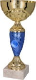 Puchar 16,5 cm złoto-granatowy