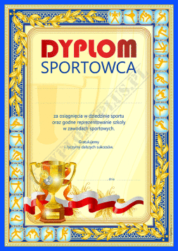 Dyplom Sportowca