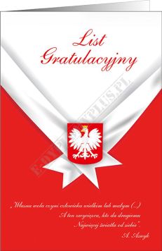List gratulacyjny