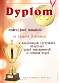 Dyplom z indywidualnym projektem graficznym