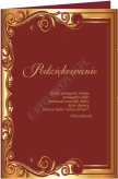 Podziękowanie (kolor bordo)