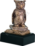 Statuetka odlewana "Mądra sowa"