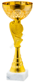 Puchar 23 cm złoty