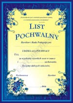 List Pochwalny