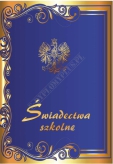Teczka z gumką na świadectwa szkolne