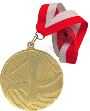 Medal złoty uniwersalny 50 mm z wstążką