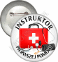 Przypinka "Instruktor pierwszej pomocy"
