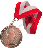 Medal brązowy 32mm z wstążką