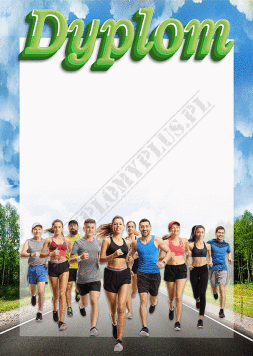 Dyplom sportowy - biegi