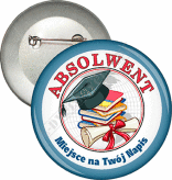 Przypinka "Absolwent"