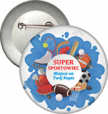Przypinka "Super Sportowiec"