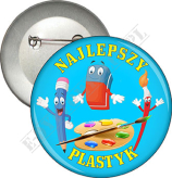 Przypinka "NAJLEPSZY PLASTYK"
